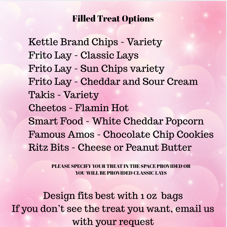 Custom Chip Bags 12 pcs