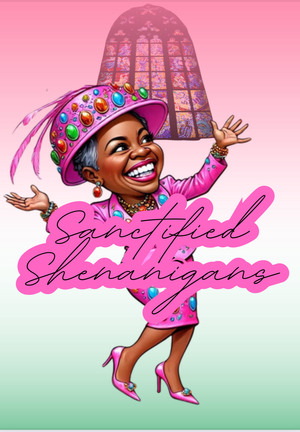 Sanctified Shenanigans™ - Printable Christian Card Game | Fun Black Church Family Game | Digital Download