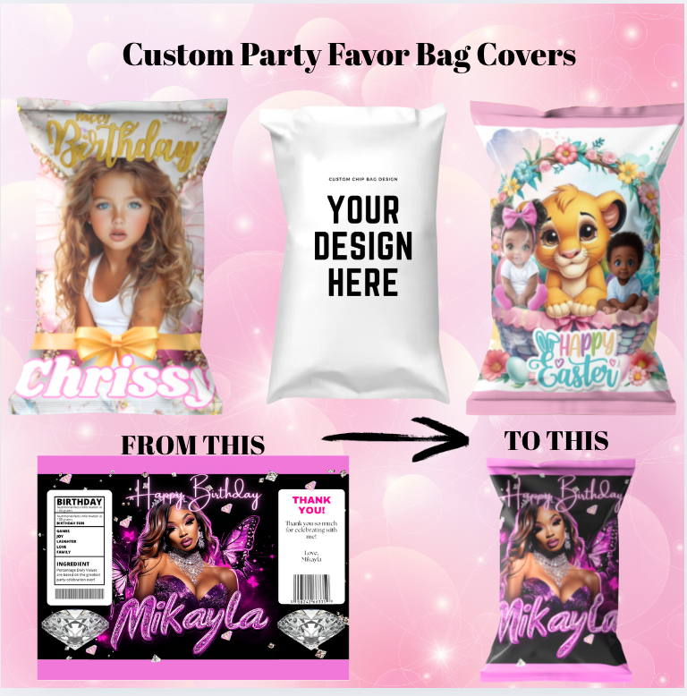Custom Chip Bags 12 pcs
