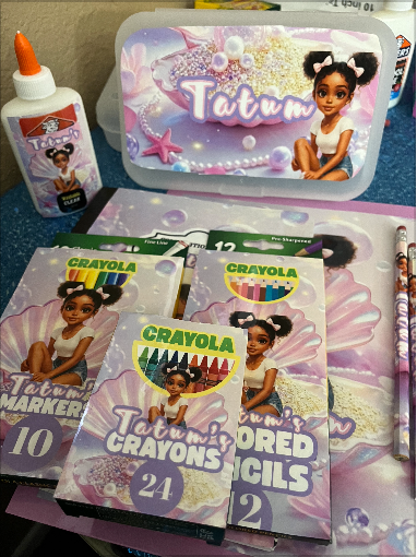 🎒 Ultimate Custom School Supplies Set – Make Back-to-School Extra Special!