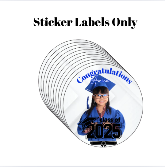 Custom Round Sticker Labels 12 pcs