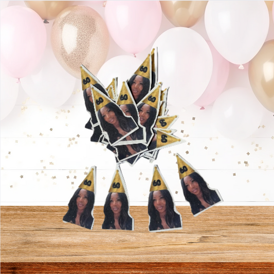 Custom Photo Confetti – Set of 24 (1" Size)